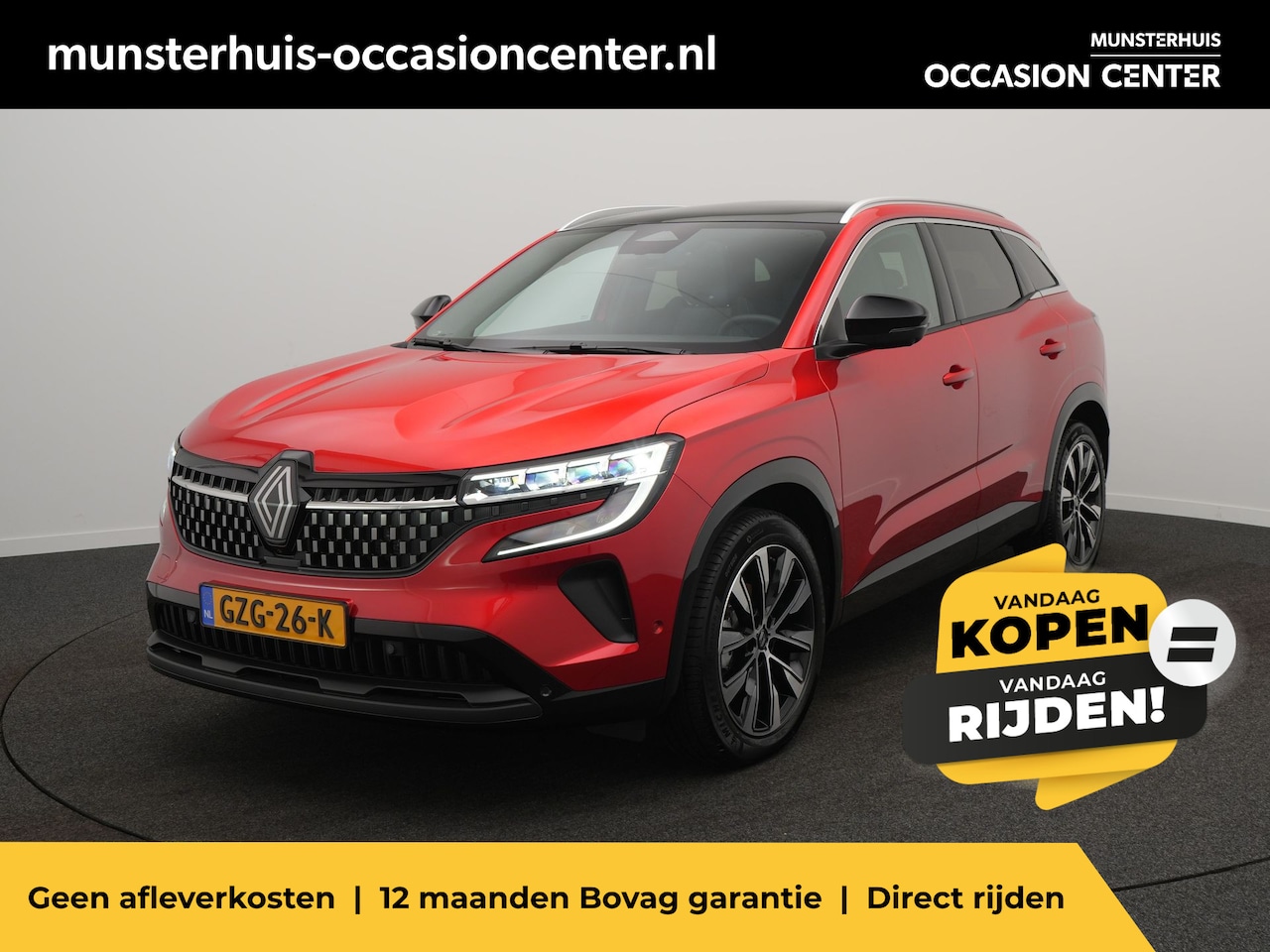Renault Austral - 1.2 Mild Hybrid Advanced 130 Techno - Occasion Lease vanaf €539 p/m - RIJKLAARPRIJS - Rond - AutoWereld.nl
