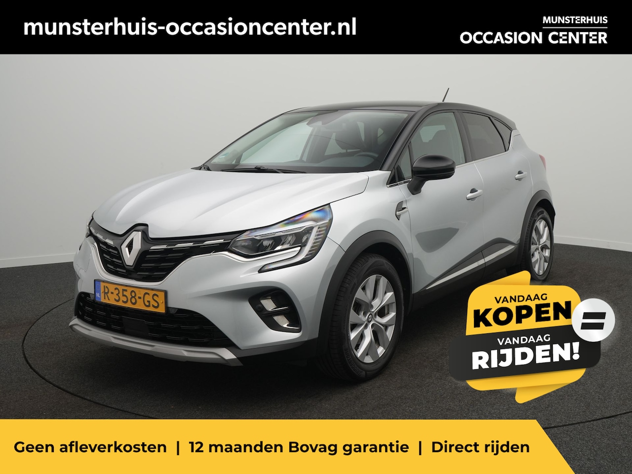Renault Captur - 1.6 E-Tech Full Hybrid 145 Intens - Occasional Lease vanaf €519 p/m - RIJKLAARPRIJS - Acht - AutoWereld.nl