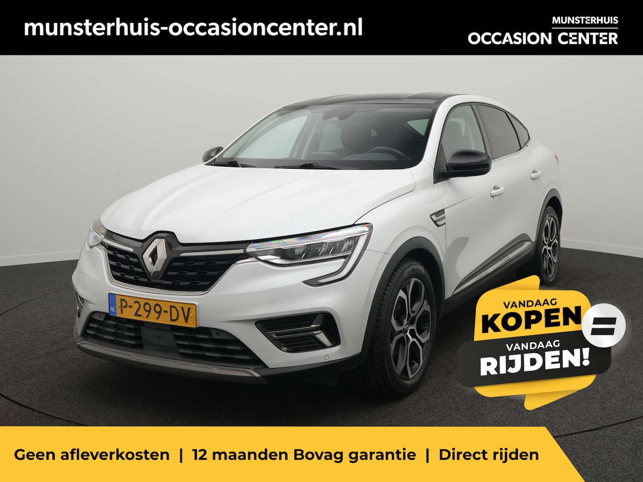 Renault Arkana - 1.6 E-Tech Hybrid 145 Intens - Occasion Lease vanaf €449 p/m - RIJKLAARPRIJS - Achteruitri - AutoWereld.nl