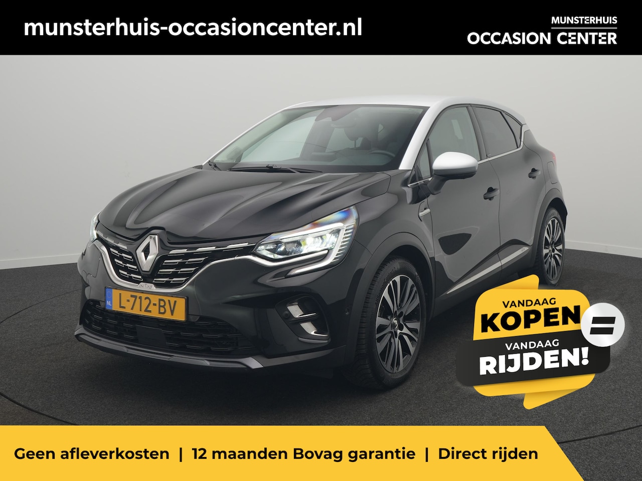 Renault Captur - 1.6 E-Tech Plug-in Hybrid 160 Initiale Paris - Occasional Lease vanaf €499,01 p/m - RIJKLA - AutoWereld.nl