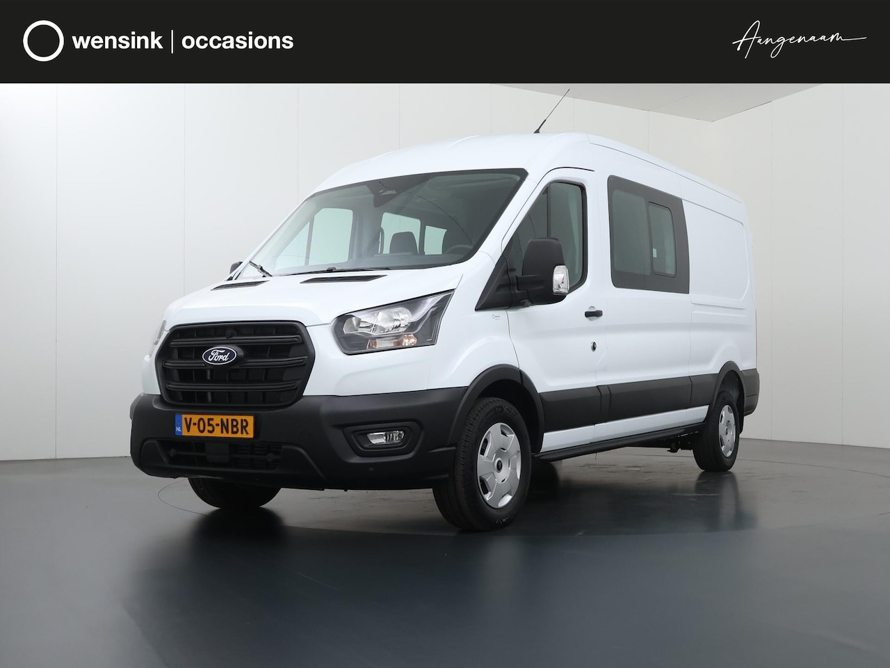 Ford Transit - 350 | 2.0 TDCI | L3 H2 | DUBBEL CABINE | TREND | TREKHAAK 2800 KG AHW | CLIMATE CONTROL | - AutoWereld.nl