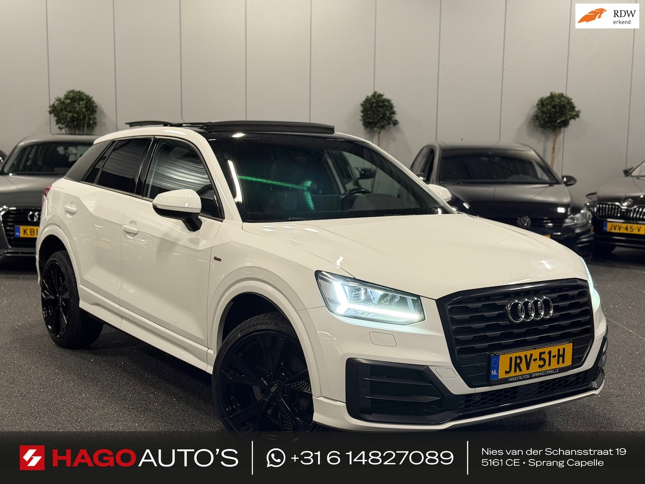 Audi Q2 - 1.4 TFSI S-TRONIC/3XS-LINE/PANO/MATRIX/STANDKACHEL/PDC/TREKHAAK/12-MND-GARANTIE - AutoWereld.nl