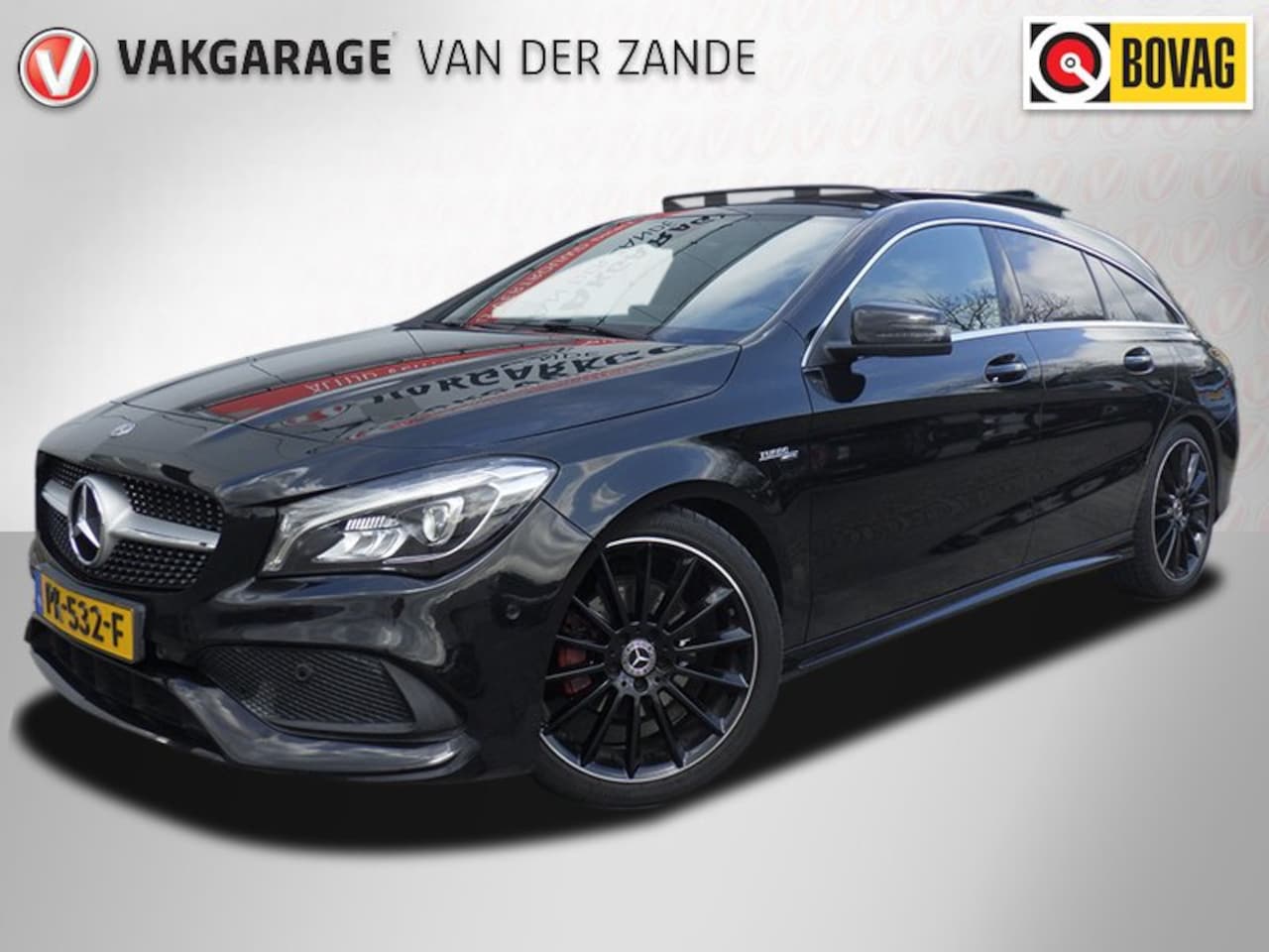 Mercedes-Benz CLA-klasse Shooting Brake - 180 AMG AUT, Panodak, Camera, Leder Two Tone, Compleet, NL/NAP! - AutoWereld.nl