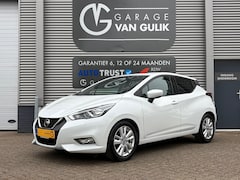 Nissan Micra - 1.0 IG-T 101PK Automaat, Navi, Airco, Cruise, Isofix, Bluetooth, Camera, ElektrRamen+Spieg
