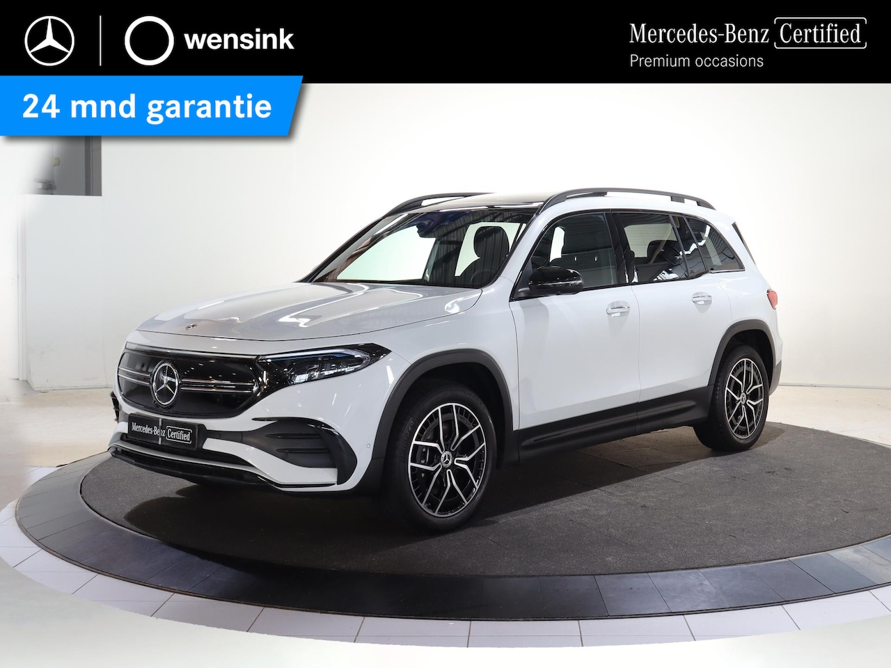 Mercedes-Benz EQB - 300 4MATIC AMG Line 67 kWh | Night | Panoramadak | Burmester | 360 graden camera | Rijassi - AutoWereld.nl