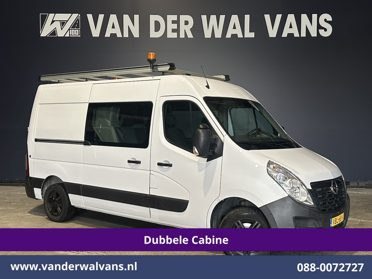 Opel Movano - 2.3 Turbo 146pk L2H2 Dubbele cabine Euro6 Airco | Imperiaal | Omvormer | 2500kg Trekhaak | - AutoWereld.nl
