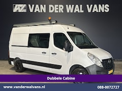 Opel Movano - 2.3 Turbo 146pk L2H2 Dubbele cabine Euro6 Airco | Imperiaal | Omvormer | 2500kg Trekhaak |