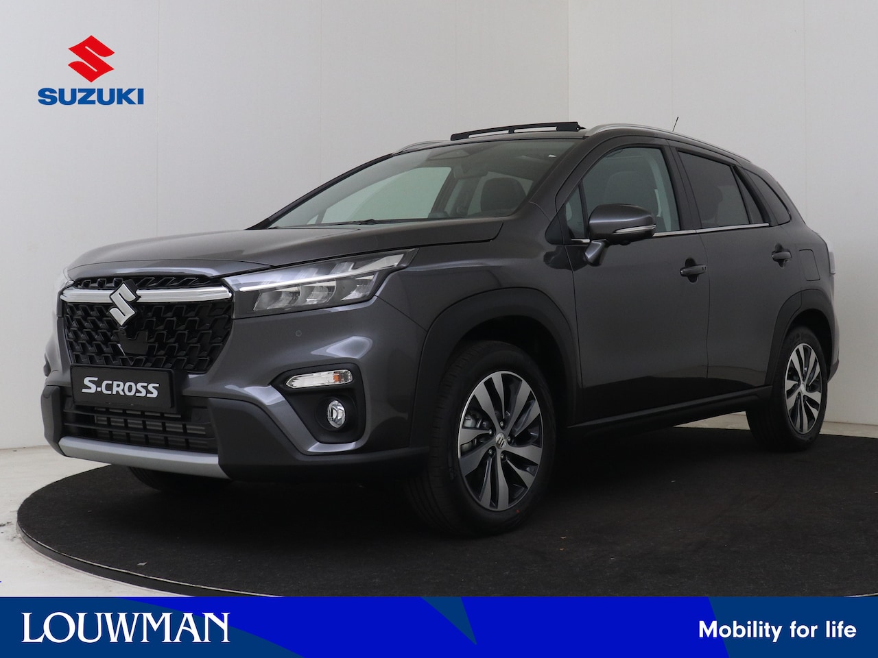 Suzuki S-Cross - 1.4 Boosterjet Style Smart Hybrid | Parkeersensoren Voor & Achter | Suede met Leder | Pano - AutoWereld.nl