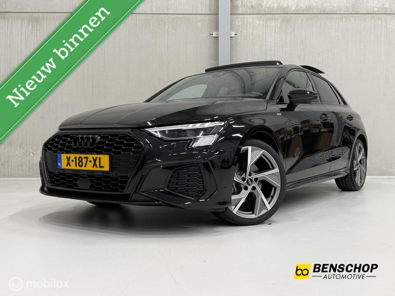 Audi A3 Sportback - 35 TFSI 3x S-line Panodak Matrix LED Navi Carplay Camera Alcantara *Fabrieksgarantie 2028* - AutoWereld.nl