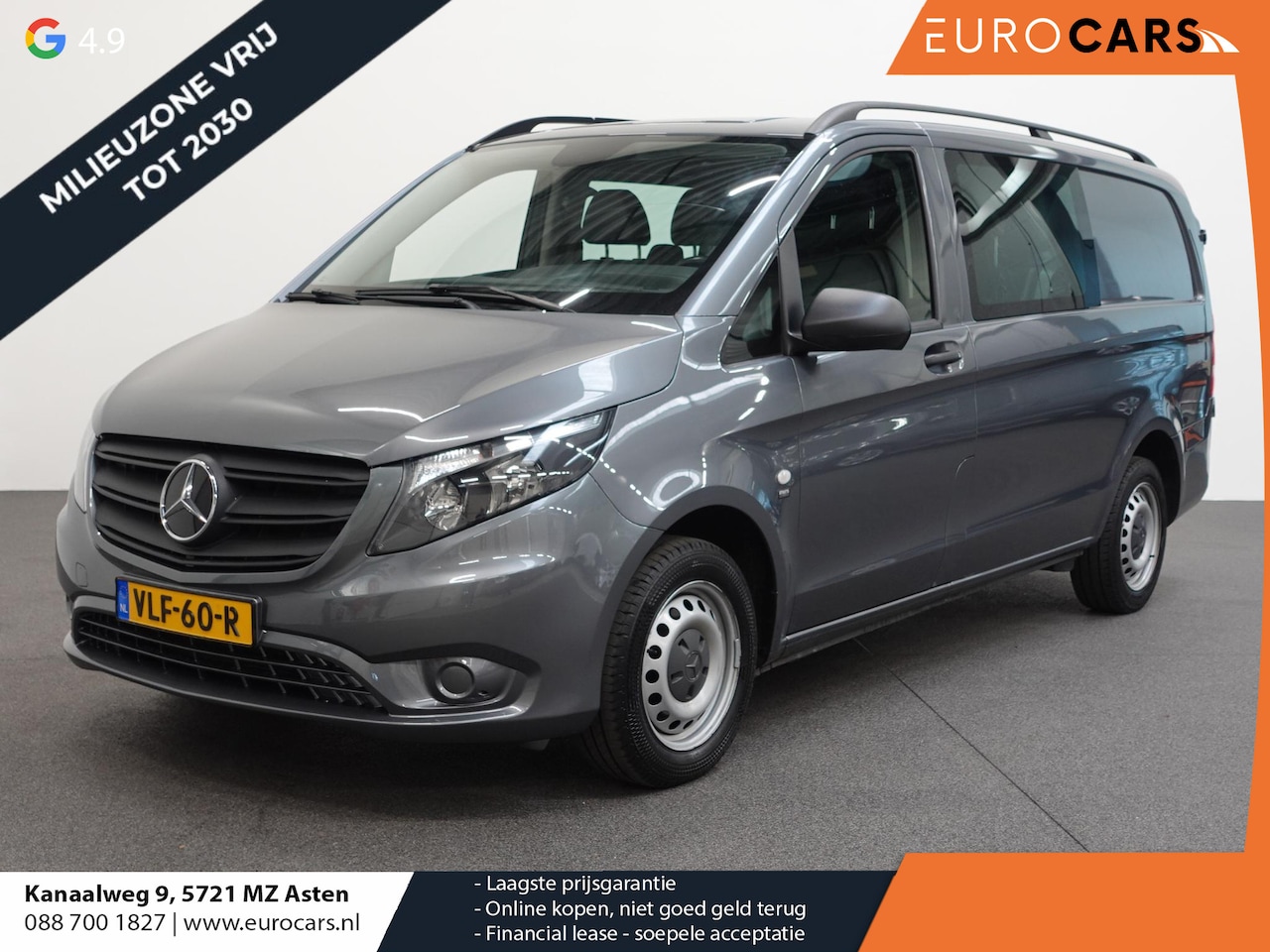 Mercedes-Benz Vito - 114 CDI Automaat Dubbele Cabine 6-zits Navigatie Apple Carplay Trekhaak Cruise control  Eu - AutoWereld.nl