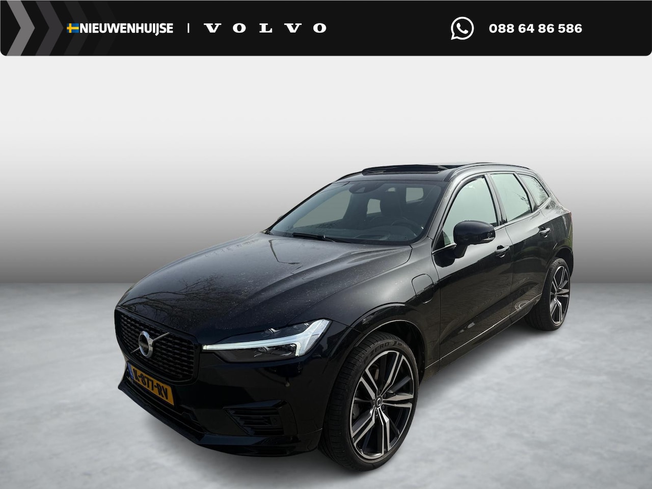 Volvo XC60 - Recharge T6 AWD R-Design | Navigatie | Schuif-/Kanteldak | Head-Up Display | 360 Camera | - AutoWereld.nl