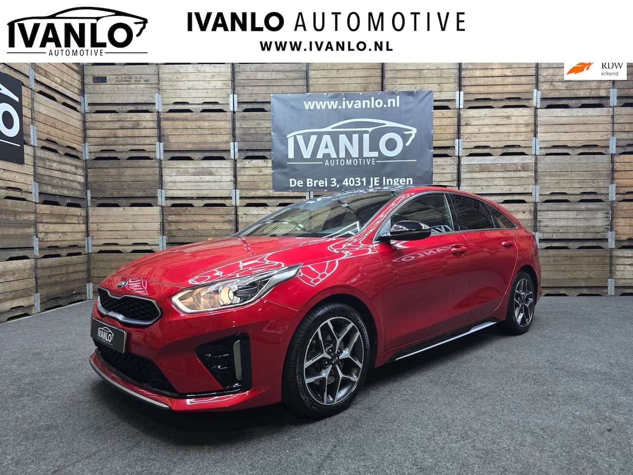 Kia Pro cee'd - 1.5 T-GDi GT-Line Pano Clima Cruise Navi Carplay Camera 17"LM Trekhaak - AutoWereld.nl