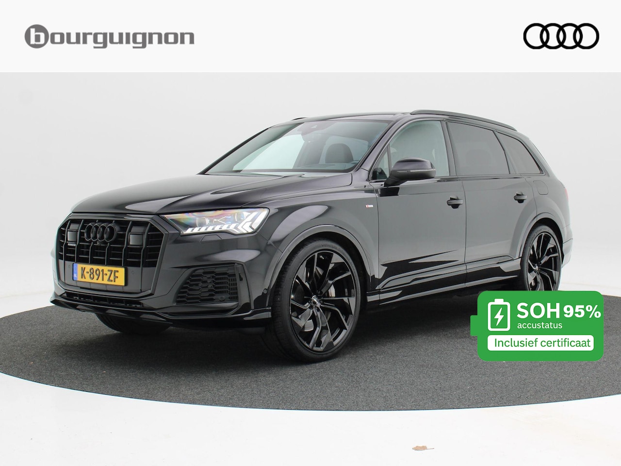 Audi Q7 - 55 TFSi e quattro S-Line 340 Pk Automaat | Luchtvering | Head-Up | B&O Audio | Trekhaak E - AutoWereld.nl