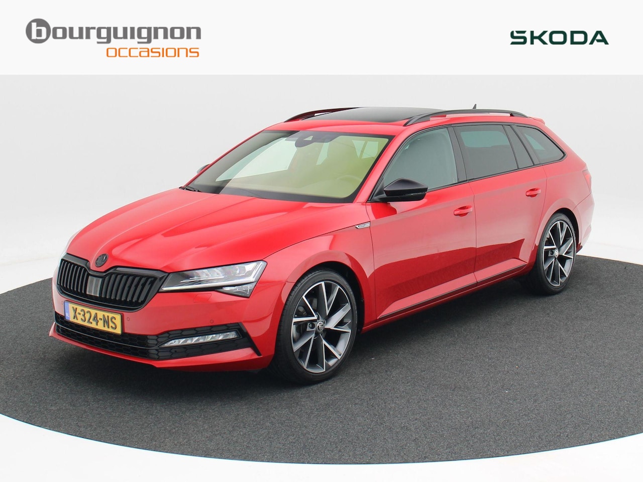 Skoda Superb Combi - 1.5 TSi 150 Pk Automaat Sportline Business | Panoramadak | Trekhaak | Virtual Cockpit | Ad - AutoWereld.nl