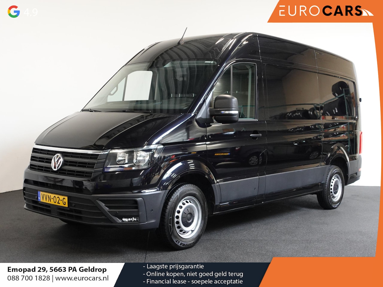 Volkswagen Crafter - 2.0 TDI 177pk Automaat L3H3 / L2H2 Highline Airco App-connect ACC Camera Trekhaak - AutoWereld.nl