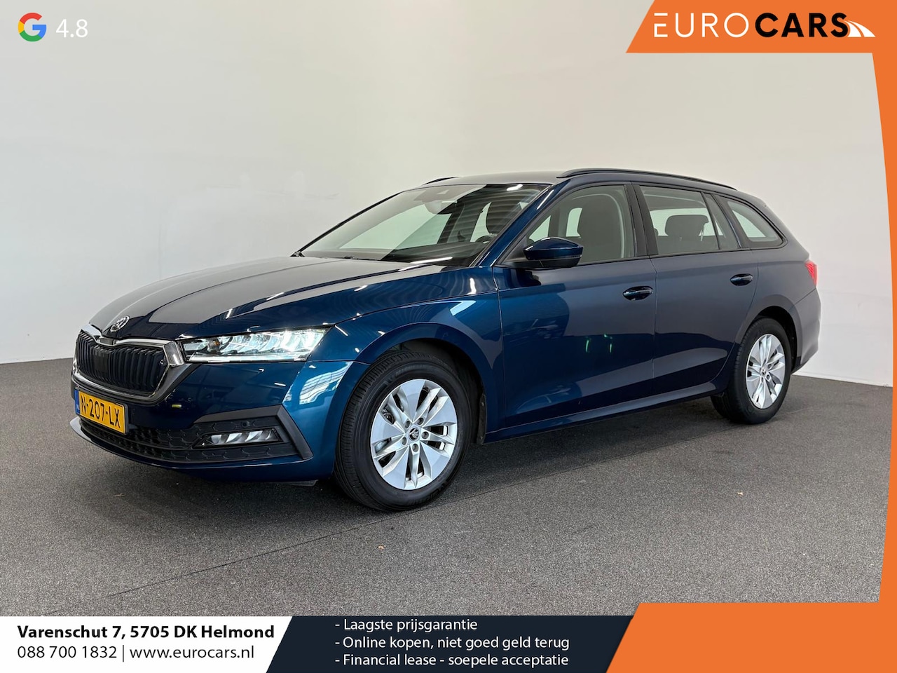 Skoda Octavia Combi - 1.0 e-TSI Business Edition Navigatie Apple Carplay/Android Auto Parkeersensoren Adaptive C - AutoWereld.nl