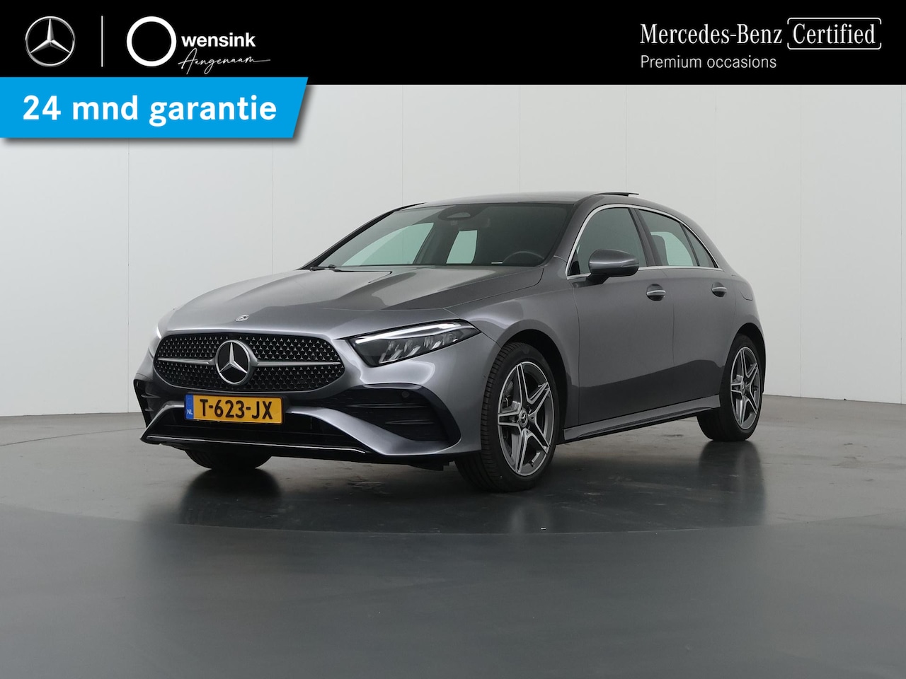 Mercedes-Benz A-klasse - 250 e AMG Line | Achteruitrijcamera | Panoramadak | Sfeerverlichting | Stoelverwarming | - AutoWereld.nl