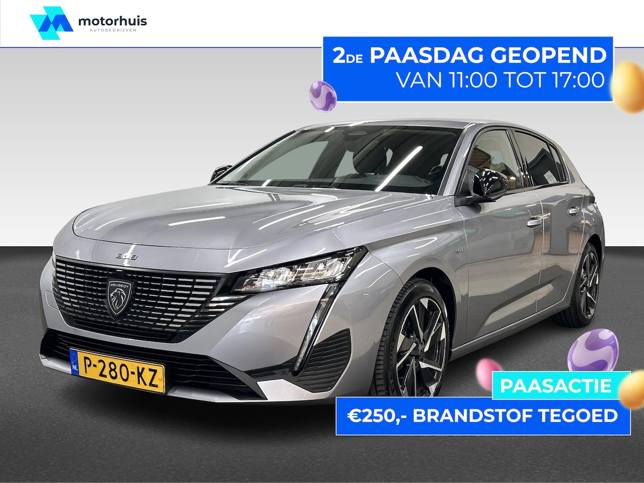 Peugeot 308 - 1.6 HYBRID 180PK ALLURE PACK BUSINESS NAVI PDC TEL AGR CAMERA LED NAP AUTOMATIC - AutoWereld.nl