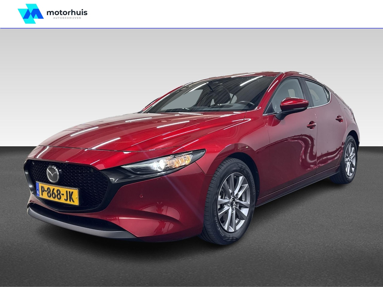 Mazda 3 - Skyactiv-G 122PK AUTOMAAT COMFORT LEDER NAVI CAMERA WINTERPACK AUTOMATIC - AutoWereld.nl