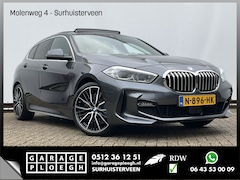 BMW 1-serie - 120i M-Sport Automaat Pano.dak Leer Stoel/Stuurverw HUD Carplay Stoelverw Led VOL