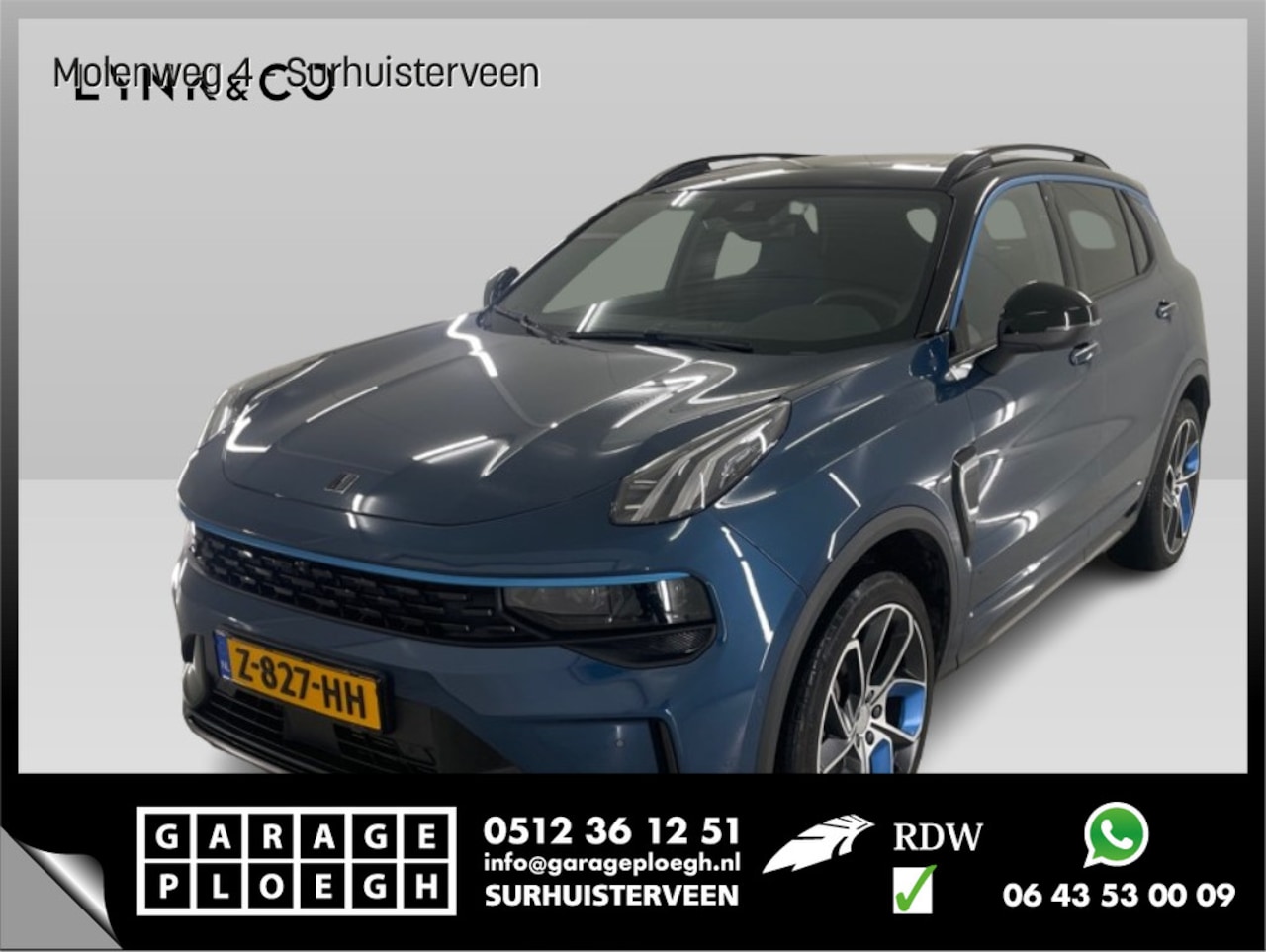 Lynk & Co 01 - 1.5 262pk PHEV Zwarte Hemel 360°Cam Stoelverw. Pano.dak Plug-in - AutoWereld.nl
