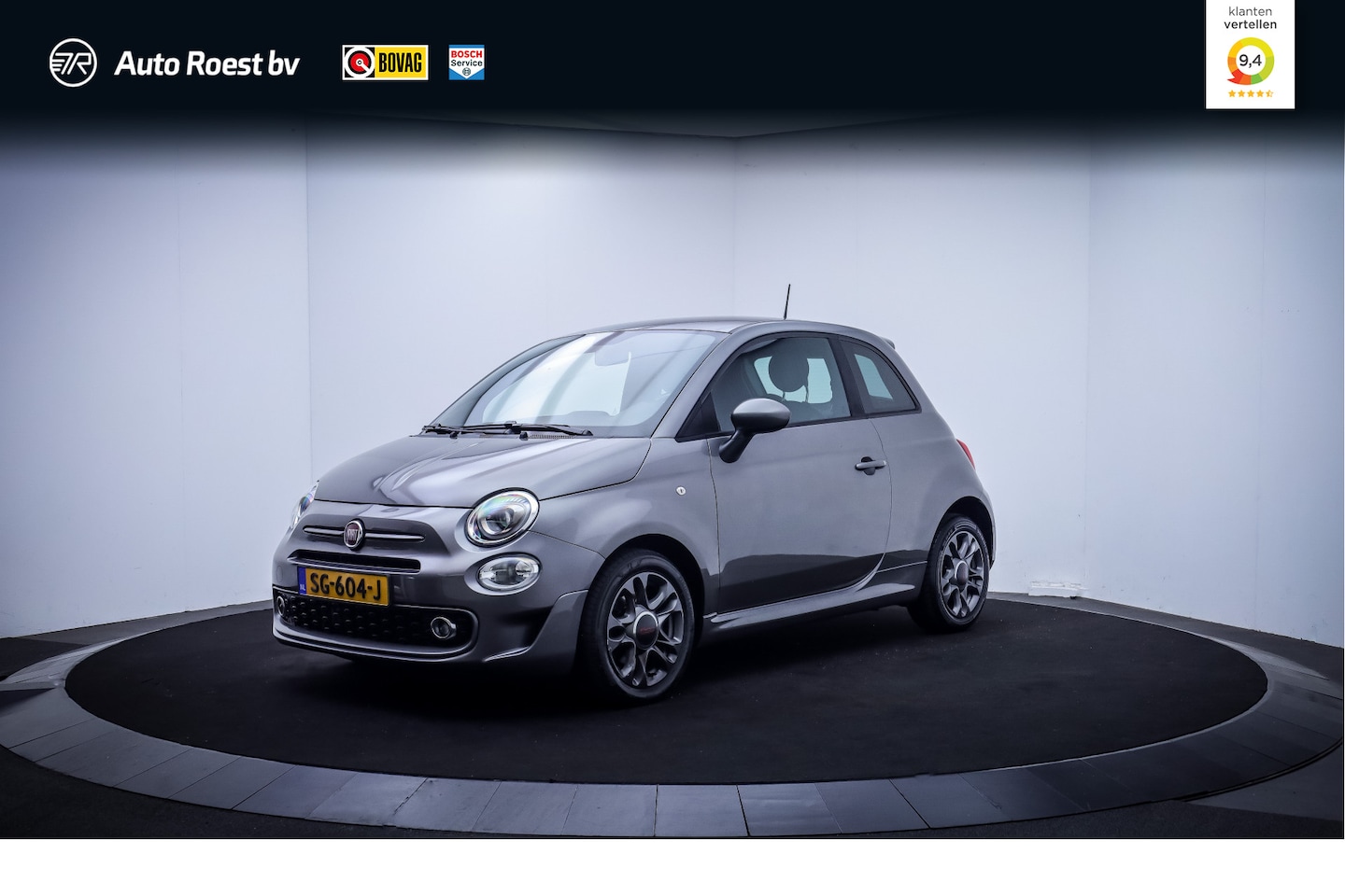 Fiat 500 - 0.9 TwinAir Turbo Sport CARPLAY | AIRCO | CRUISE | DAB | LEDER | LMV - AutoWereld.nl