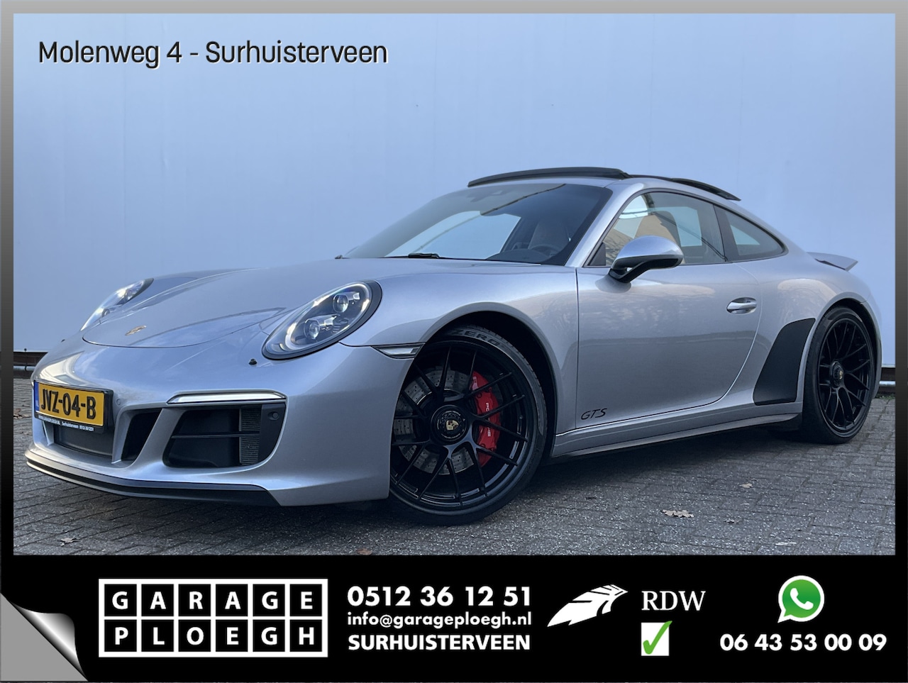 Porsche 911 - 3.0 Carrera GTS 4WS Carbon buckets Full Dealer-Serviced SportChrono Carbon-Interior Sport- - AutoWereld.nl