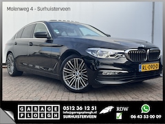 BMW 5-serie - 520D High Executive Pano.dak Leer Memory Stoelverw Led NL-Auto Volledig-OH