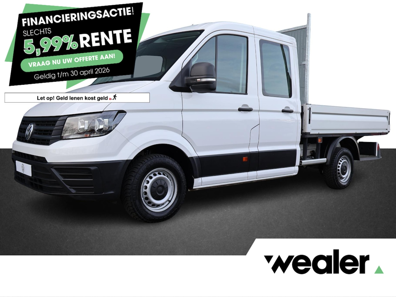 Volkswagen Crafter - 35 2.0 TDI L3 DC Trendline | 140 PK | Cruise control | Navigatiesysteem | Trekhaak | Apple - AutoWereld.nl