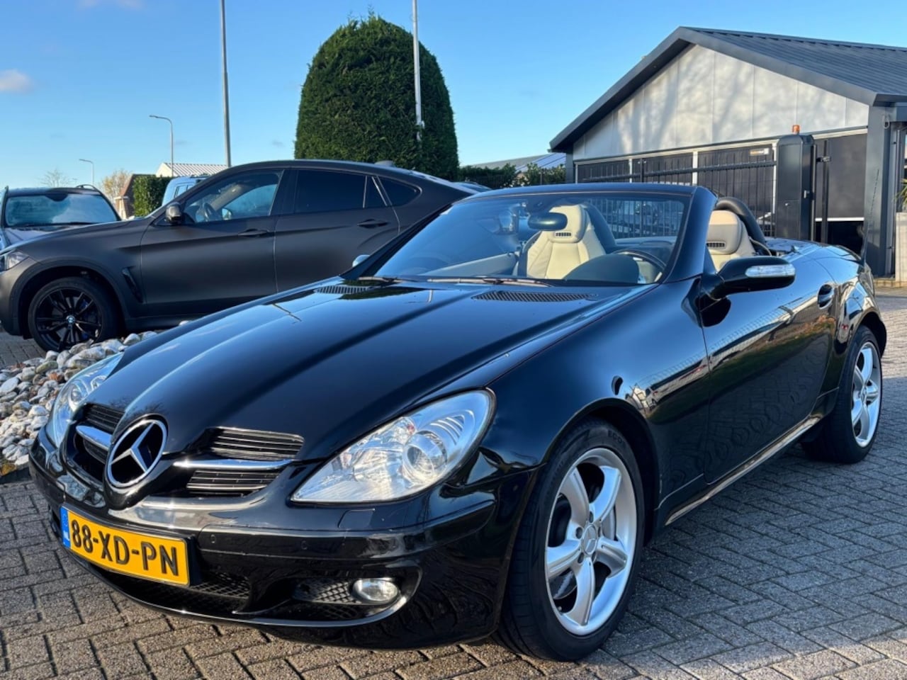 Mercedes-Benz SLK-klasse - 350 V6 Zwart 2007 NL Auto 1E Eigenaar - AutoWereld.nl