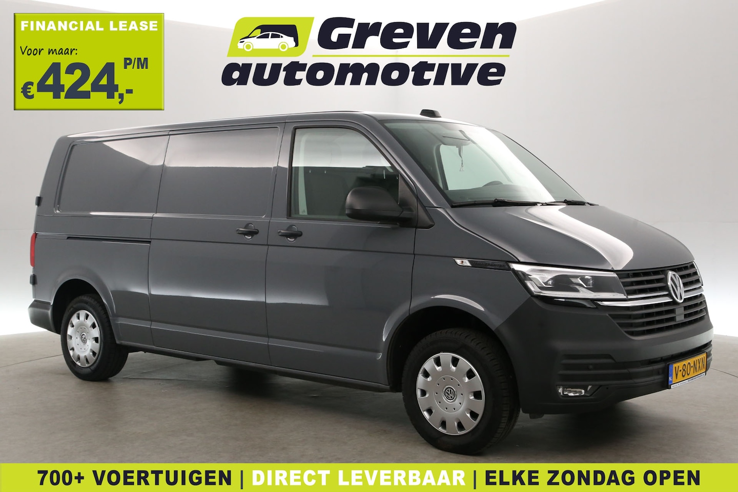 Volkswagen Transporter - 2.0 TDI L2H1 | Aut. | Airco | Carplay | Trekhaak | Stoelverw. | Parkeersens. - AutoWereld.nl