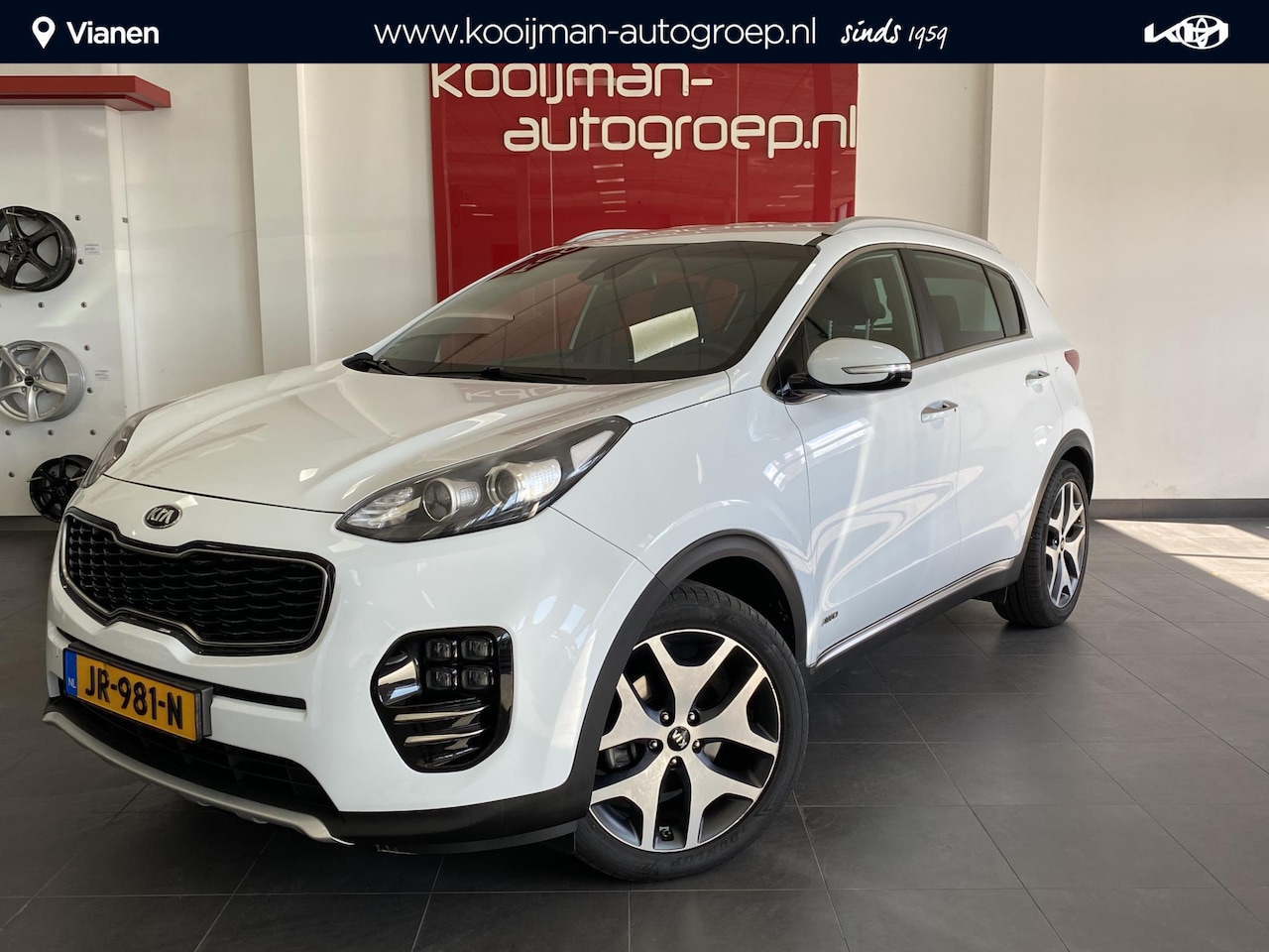 Kia Sportage - 1.6 T-GDI 4WD GT-Line First Edition Automaat , Trekhaak 1.600 kg trekgewicht: Ideale carav - AutoWereld.nl