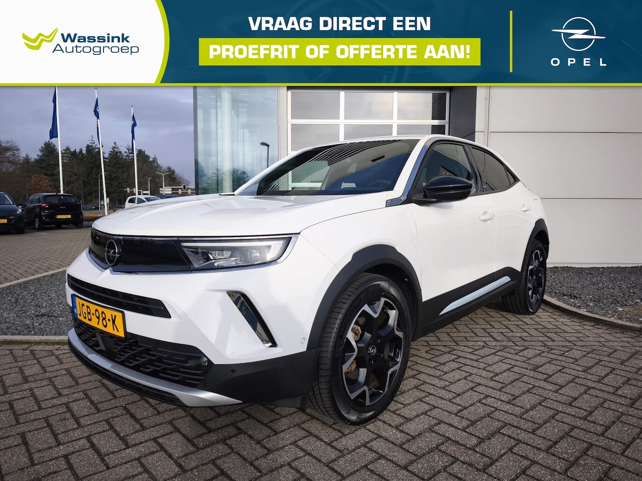 Opel Mokka Electric - Elektrisch 50kWh 136pk 11 kW Ultimate | Leder/alcantara | Adaptive cruise control | Stoelv - AutoWereld.nl