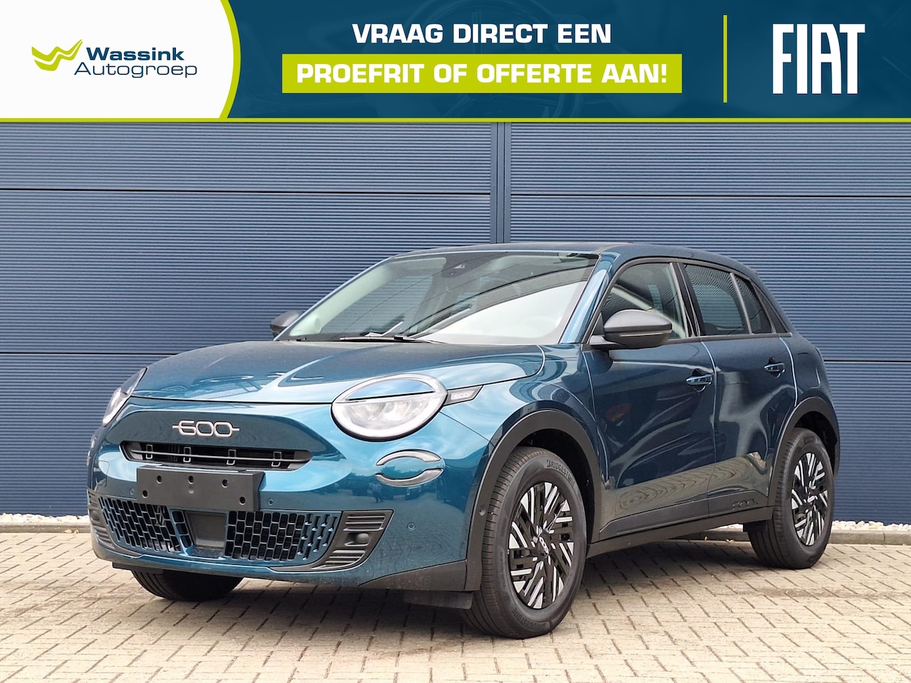 Fiat 600 - 1.2 Hybrid Turbo Charged 110pk Aut Urban | Cruise Control | Apple CarPlay/ Android Auto | - AutoWereld.nl