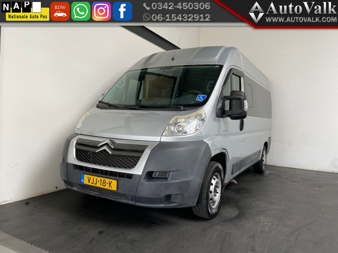 Citroën Jumper - 33 2.2 HDI L2H2. invalide/Rolstoelbus. Elektrische lift! - AutoWereld.nl
