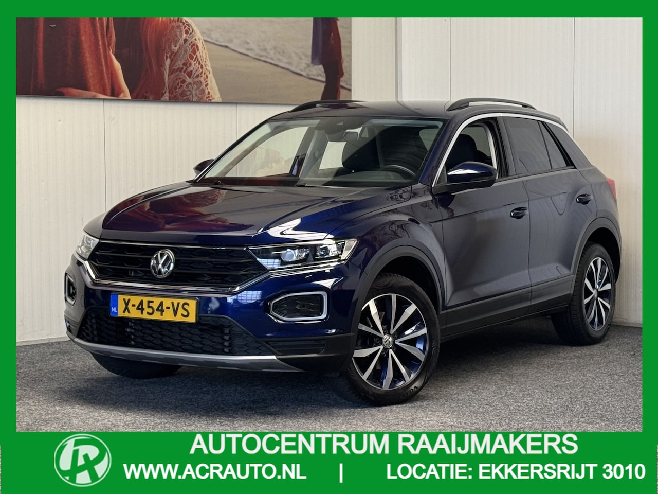 Volkswagen T-Roc - 1.5 TSI Style Business NAVIGATIE ADAPTIVE CRUISE CONTROL APPLE CARPLAY/ANDROID RIJSTROOKSE - AutoWereld.nl