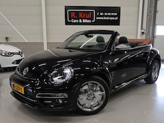 Volkswagen Beetle Cabriolet - 1.4 TSI Karmann Automaat Leer/Alcantara Navigatie Trekhaak Xenon LED 2e Eigenaar NL-auto N