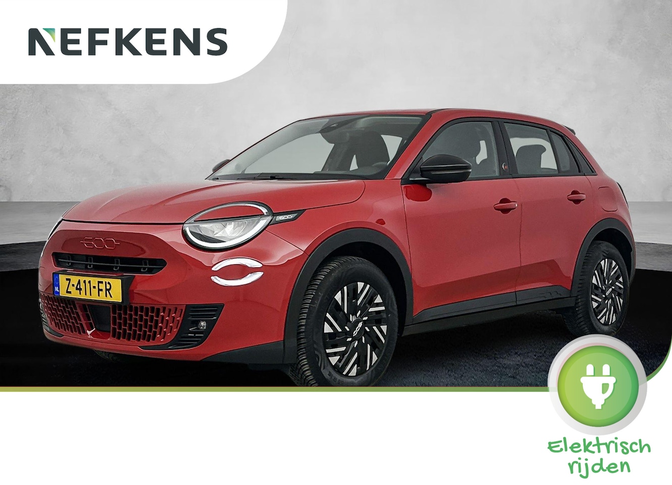 Fiat 600e - RED 54 kWh 156pk | Apple Carplay / Android Auto | Cruise Control | Parkeersensoren - AutoWereld.nl