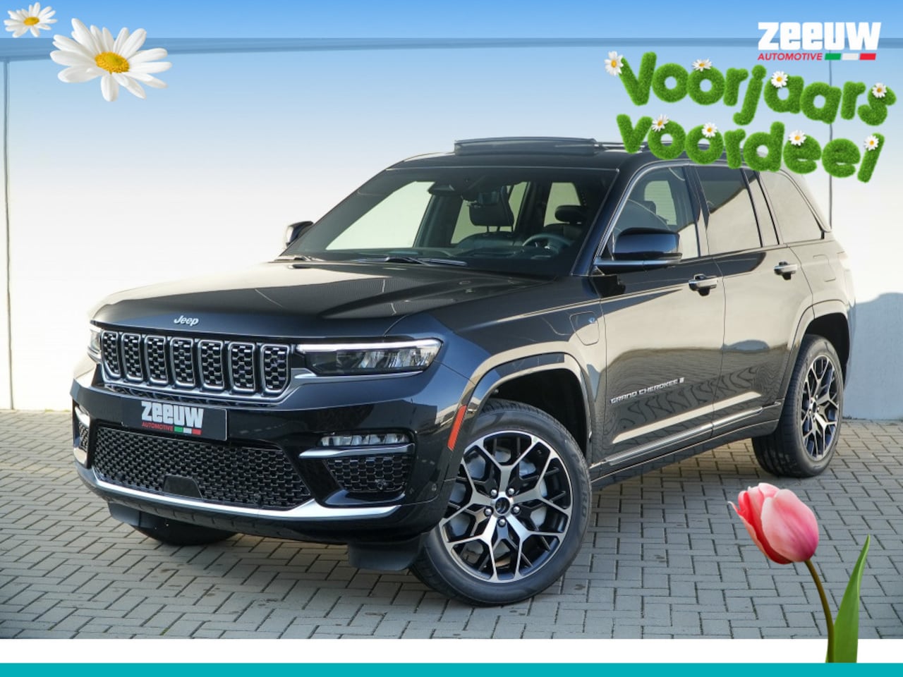 Jeep Grand Cherokee - Summit Reserve 4xe 380 PK | Leder | Pan dak | 21" - AutoWereld.nl