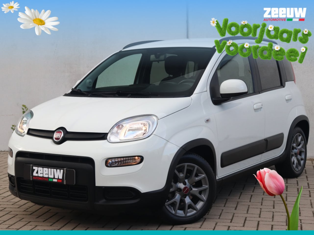 Fiat Panda - 1.0 Hybrid 70 PK City Life | Carplay | AIrco | 5zits | Privacy - AutoWereld.nl