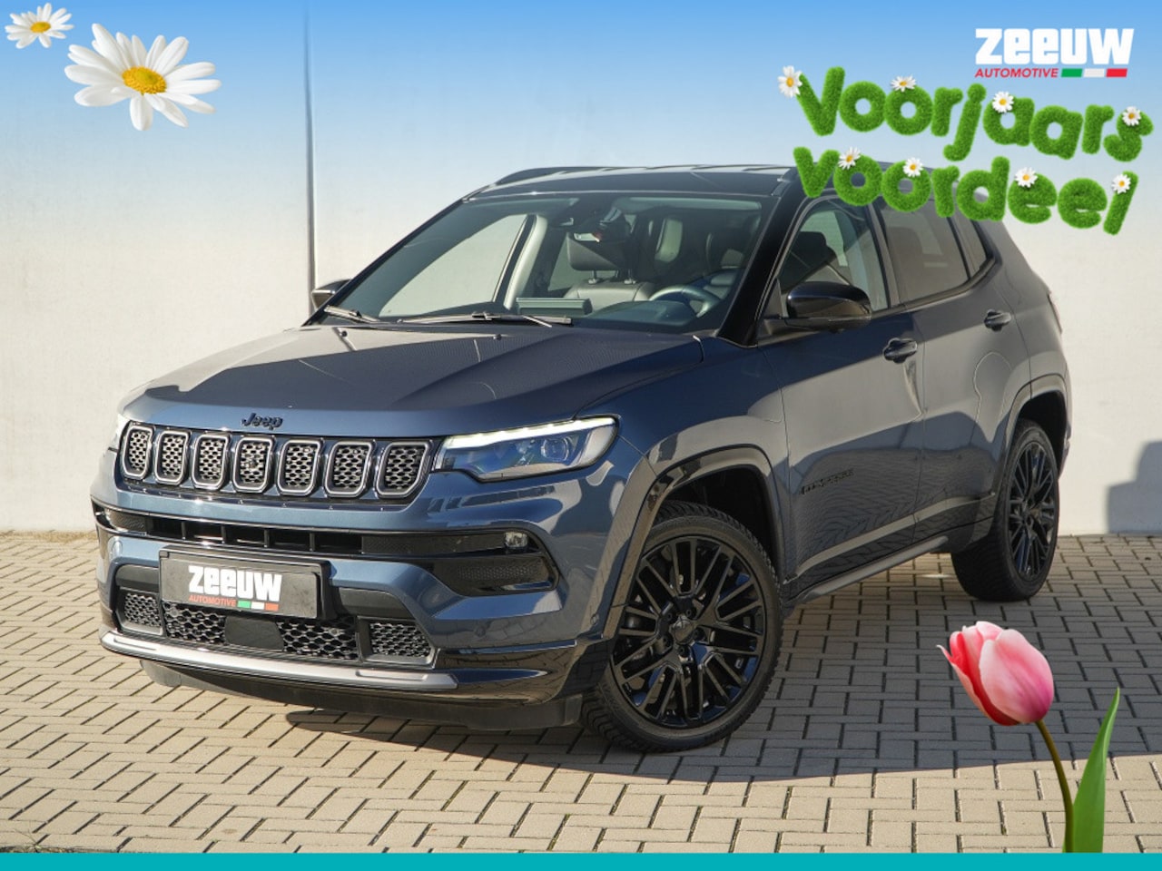 Jeep Compass - 1.5T e-Hybrid 130 PK S | Leder | Winter | Camera | LED | 19" - AutoWereld.nl