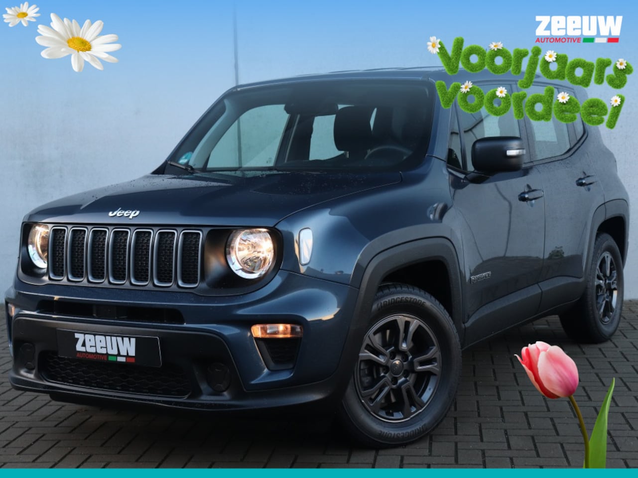 Jeep Renegade - 1.5T e-Hybrid 130 PK Longitude | Navi | Trekhaak | Clima - AutoWereld.nl