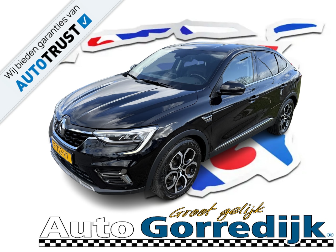 Renault Arkana - 1.6 E-Tech Hybrid 145 Intens CLIMA,NAVI,1/2 LEER,LMV,STOEL VERW. - AutoWereld.nl