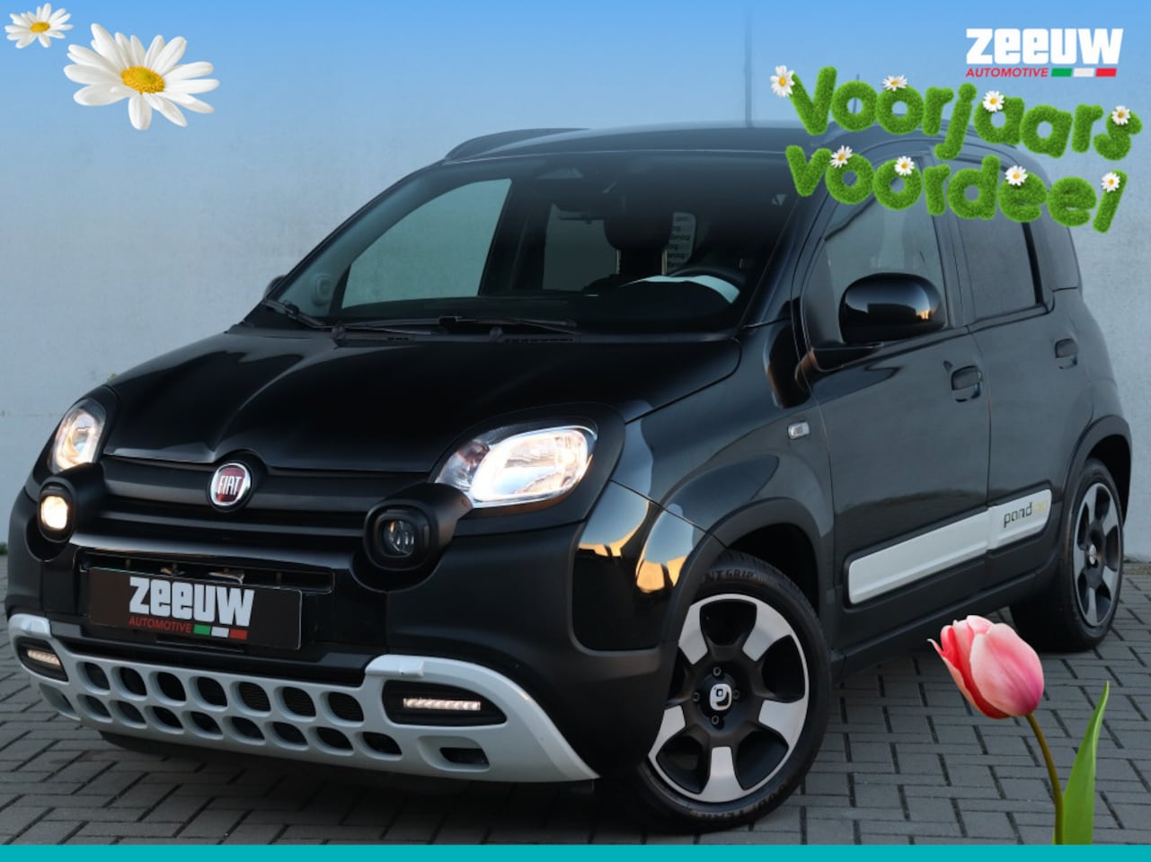 Fiat Panda - 1.0 Hybrid Pandina | Airco | Carplay | Cruise | 5zits | PDC - AutoWereld.nl