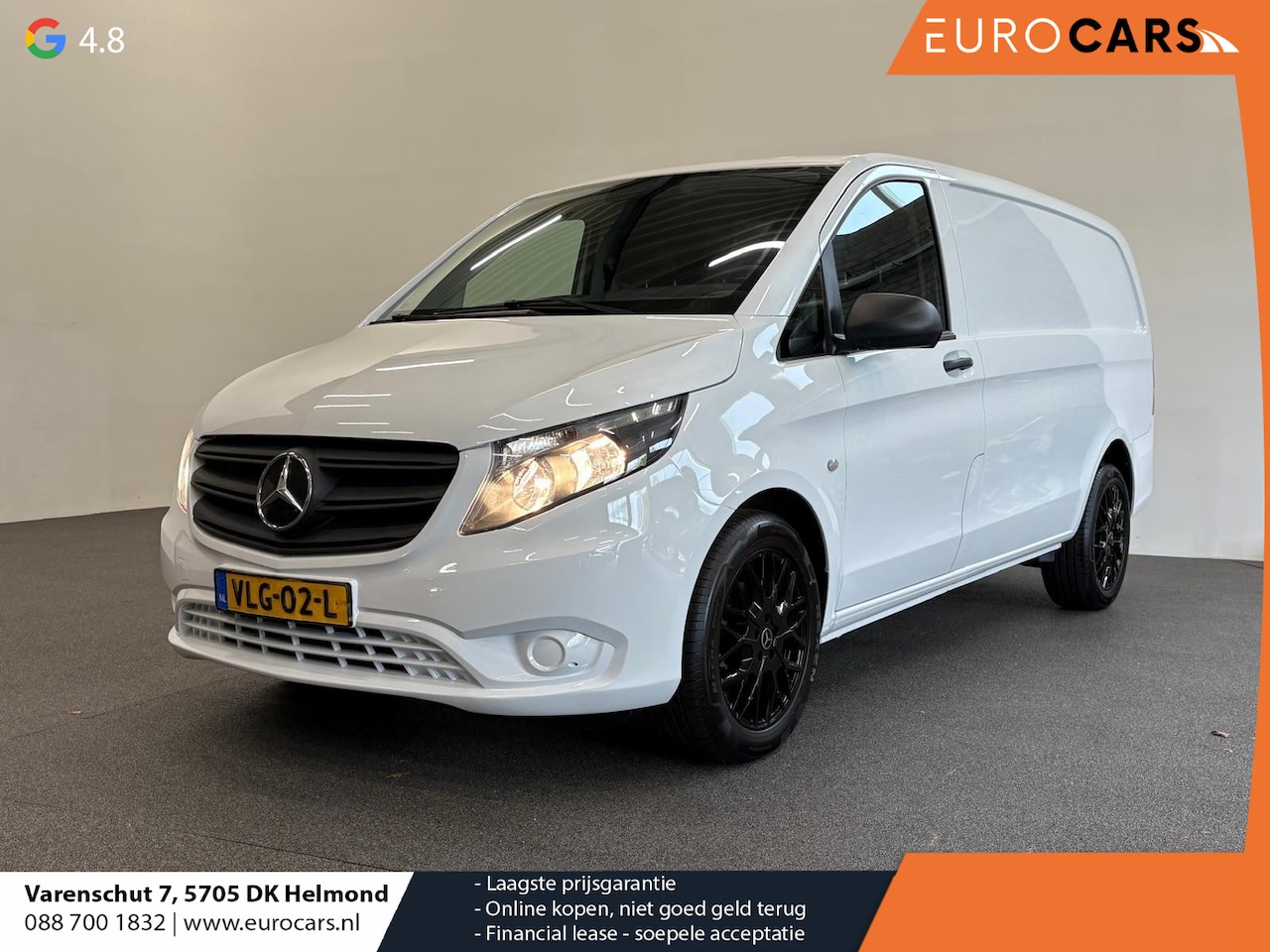 Mercedes-Benz Vito - 110 CDI Lang Handel/Export Schade Airco Bluetooth App-connect trekhaak - AutoWereld.nl