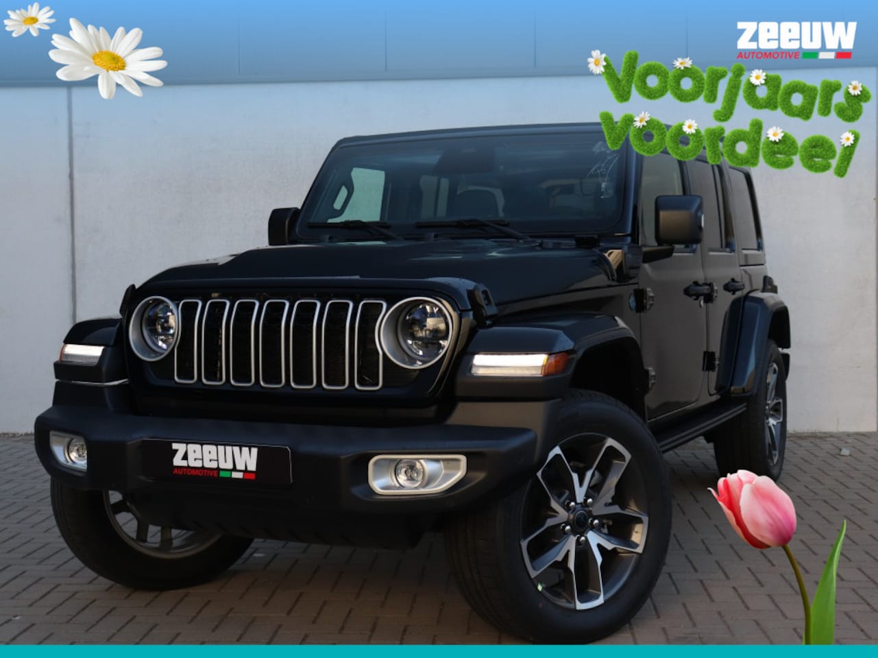 Jeep Wrangler Unlimited - 4xe 380 PK Sahara | Schuifdak | Leder | Camera | Navi | 20" - AutoWereld.nl