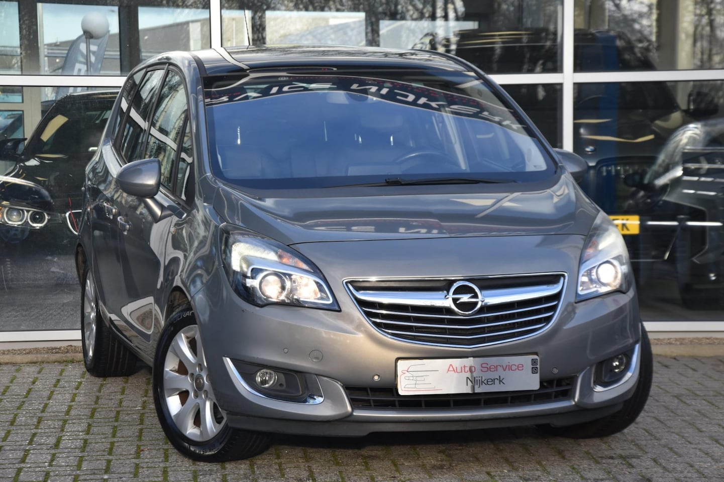 Opel Meriva - 1.4 Turbo Blitz Airco Pdc Cruise Leder Pano. dak 1ste Eigenaar - AutoWereld.nl