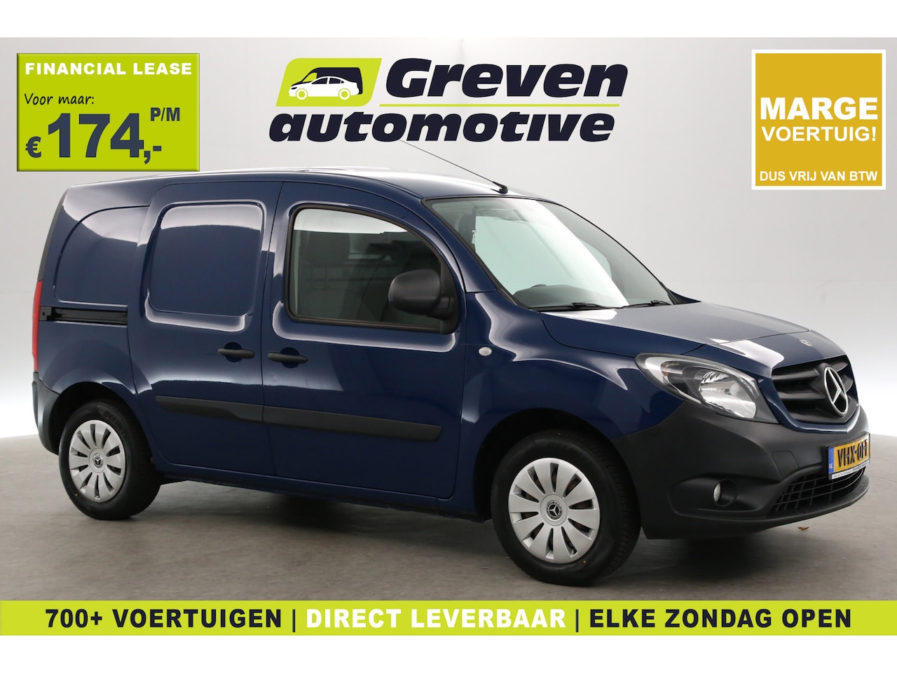 Mercedes-Benz Citan - 108 CDI | MARGE | BPM BETAALD | Airco | Cruise | Trekhaak | Elektrpakket - AutoWereld.nl