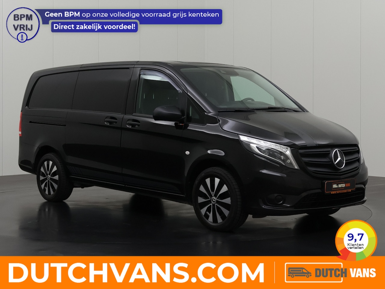 Mercedes-Benz Vito - 116CDI Automaat Lang | Led | Leder | Navigatie | Multimedia | Airco | Trekhaak | 3-Zits - AutoWereld.nl