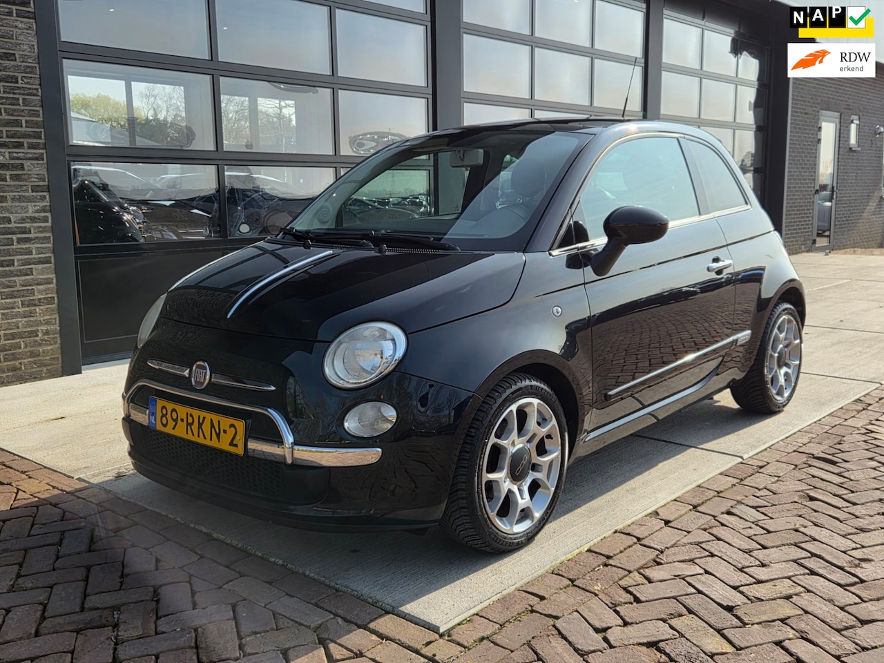 Fiat 500 - 0.9 TwinAir Lounge | Leer | Pano | Airco | - AutoWereld.nl